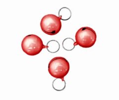 Doggie Kedi Köpek Tasma Çanı Kırmızı 1,4*1,4 cm