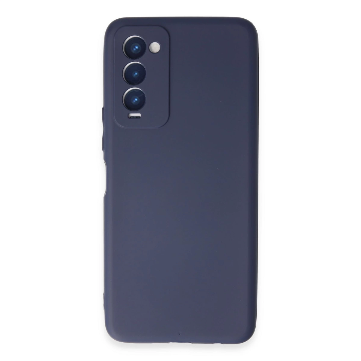 Tecno Camon 18 Kılıf First Silikon - Lacivert