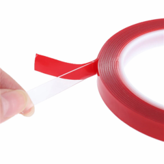 Çift Taraflı Şeffaf Akrilik Silikon Bant 10mm x 33 Metre