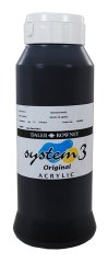 System 3 Akrilik Boya 1000ml Mars Black