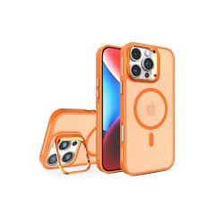 Joko  İphone 16 Pro Flet Lens Magsafe Kapak - Turuncu