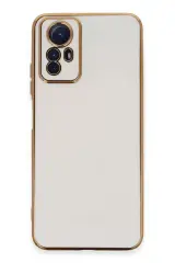 Newface Xiaomi Redmi Note 12s Kılıf Volet Silikon - Beyaz
