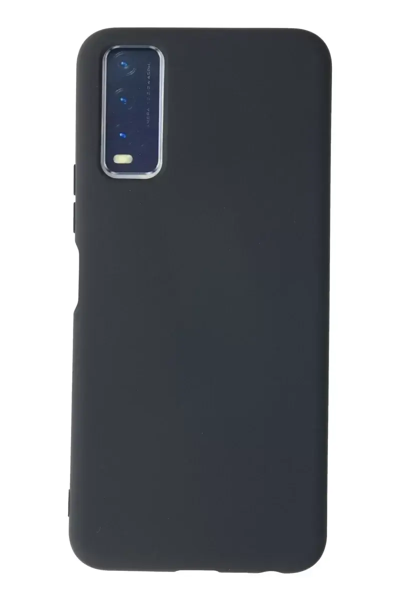 Newface Vivo Y11s Kılıf Nano İçi Kadife Silikon - Gri