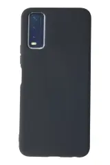 Newface Vivo Y11s Kılıf Nano İçi Kadife Silikon - Gri