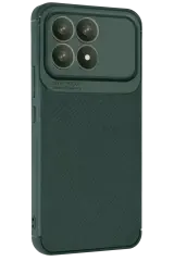 Newface Xiaomi Poco F8 Pro Auto Focus Karbon Kapak - Koyu Yeşil