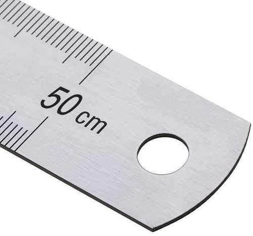 Metal Çelik Cetvel - 50cm