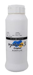 System 3 Akrilik Boya 1000ml Titanium White