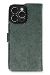 Newface İphone 16 Pro Max Kılıf Trend S Plus Kapaklı Kılıf - Yeşil