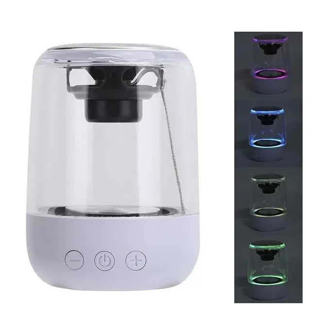 Magicvoice Mv-24696 600 Mah Taşınabilir Rgb Mikrofonlu Aux-tf-bluetooth 3 Watt Hoparlör (beyaz)