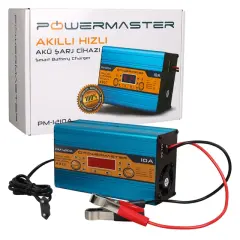 Powermaster Dc-1210a 12 Volt Max 10 Amper Digital Ekranlı Akıllı Akü Şarj Cihazı