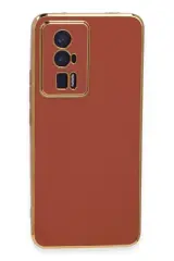 Newface Xiaomi Poco F5 Pro Kılıf Volet Silikon - Kırmızı