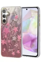 Newface Samsung Galaxy A35 5g Kılıf Blade Aynalı Desenli Kapak - Desen 7