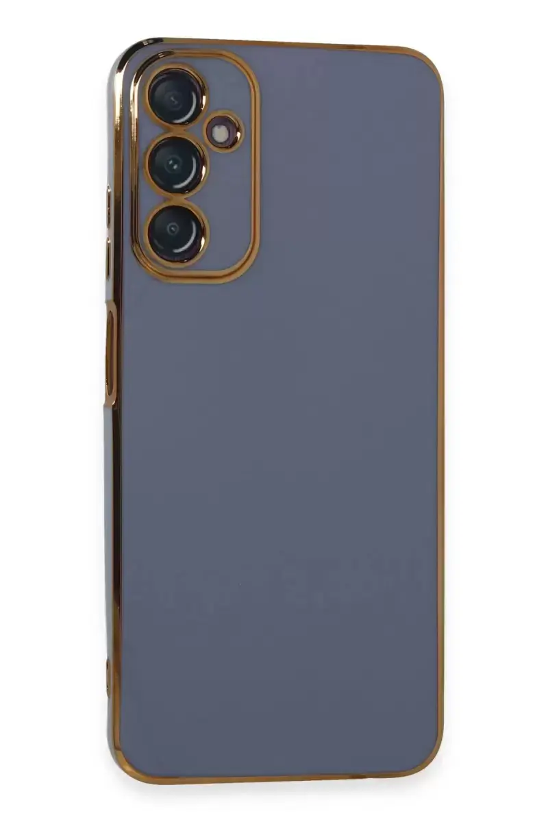 Newface Samsung Galaxy A05s Kılıf Volet Silikon - Mavi