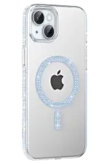 Joko Apple İphone 14 Move Taşlı Magsafe Kapak - Mavi