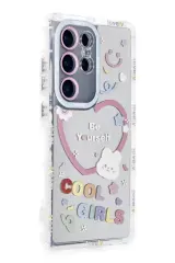 Newface Samsung Galaxy S23 Ultra Kılıf Reflexion Desenli Kapak - Desen 1