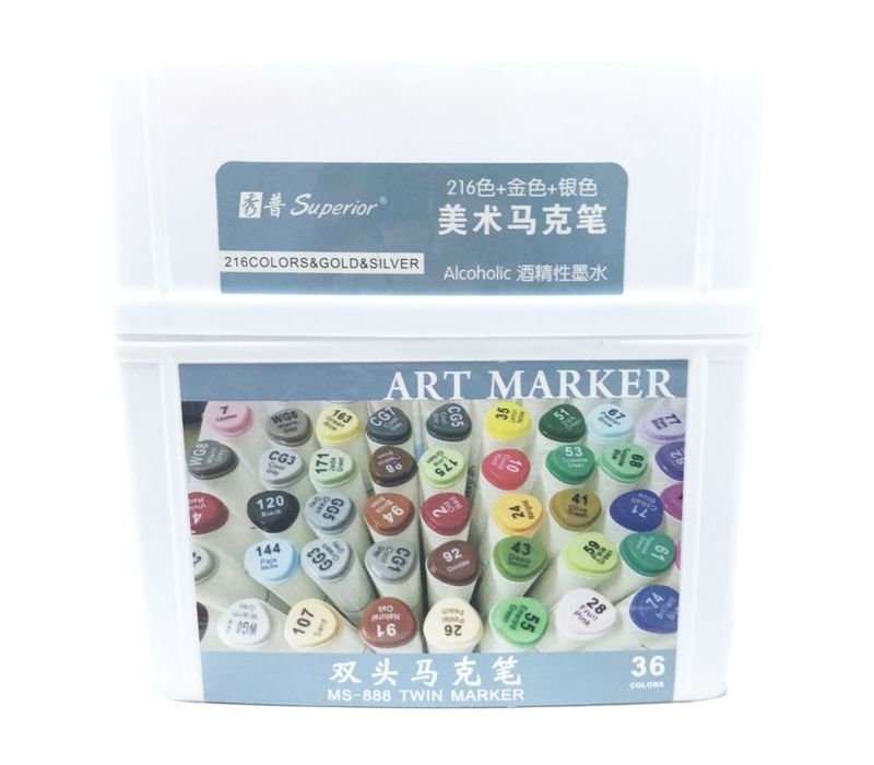 Art Marker Çift Taraflı Grafik Kalem 36 Renk