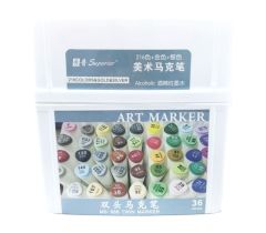 Art Marker Çift Taraflı Grafik Kalem 36 Renk