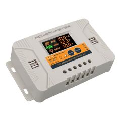 Powermaster Pm-20a 12v-24v 20a 4 Usb'li Dijital Otomatik Solar Şarj Regülatörü