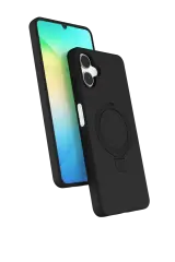 Newface Samsung Galaxy A06 Regal Magsafe Standlı Kapak - Siyah