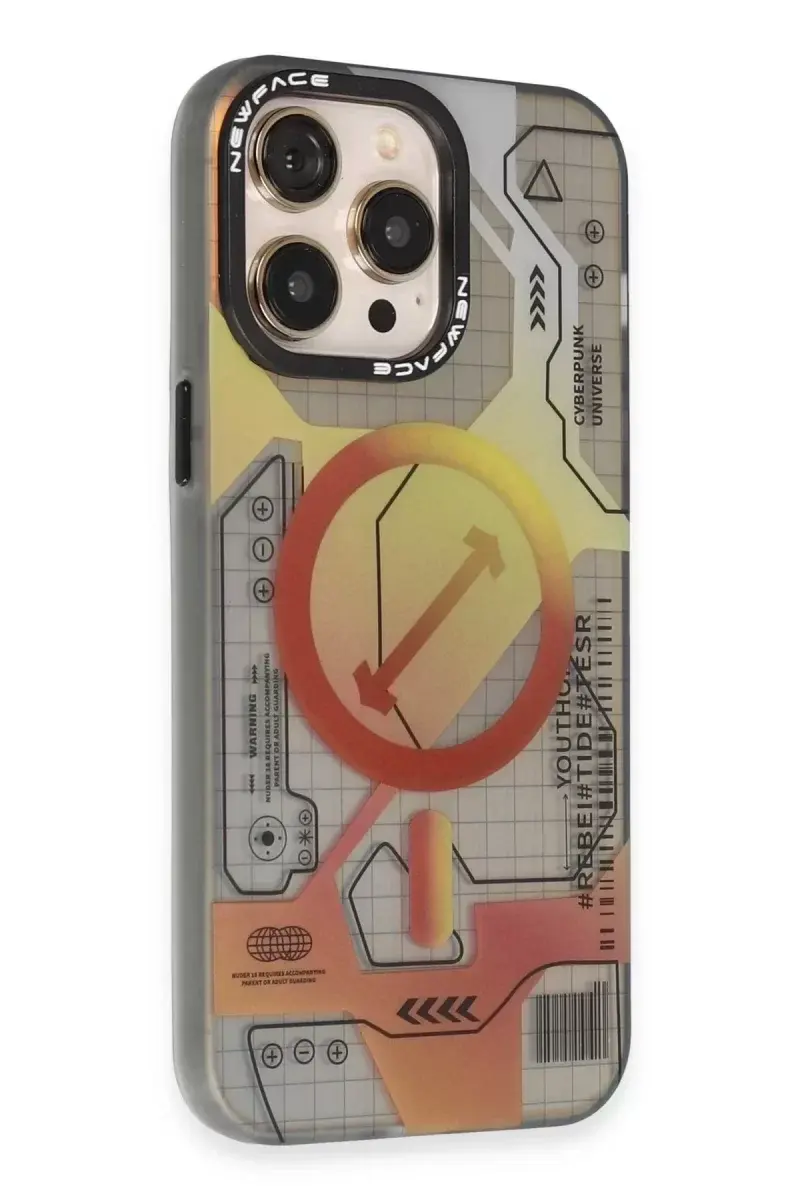 Newface İphone 13 Pro Max Kılıf Venüs Magneticsafe Desenli Kapak - Venüs - 6