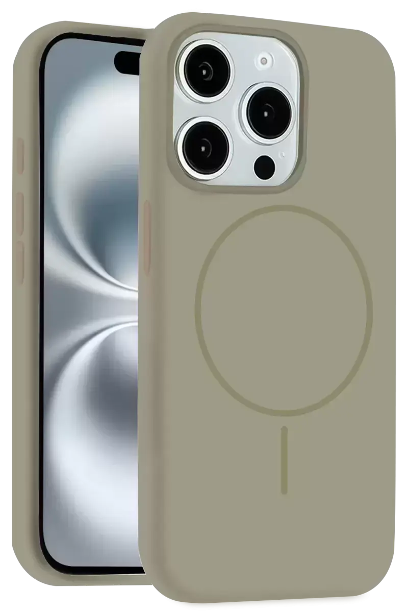 Joko Apple İphone 14 Pro Max Kılıf Jully Magsafe Kapak - Çöl Titanyum