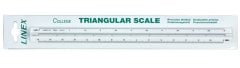 Üçgen Ölçekli Cetvel - 30cm - 1:20:25:33 1/3:50:75:100 - 325 College Serisi