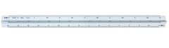 Üçgen Ölçekli Cetvel - 30cm - 1:20:25:33 1/3:50:75:100 - 325 College Serisi
