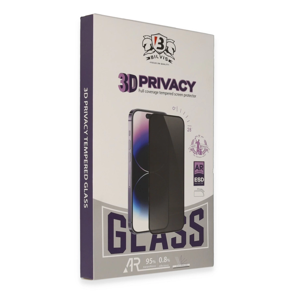 Samsung Galaxy S25 Ultra Bilvis 3d Hayalet Cam Ekran Koruyucu