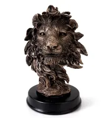 13x9 Cm Polyester Aslan Büstü