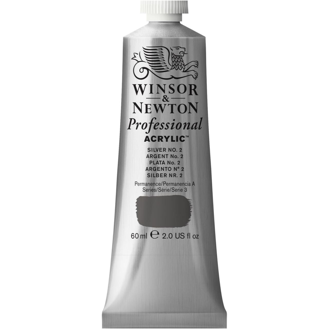 Profesyonel Akrilik Boya 60ml Seri 3 N:624 Silver