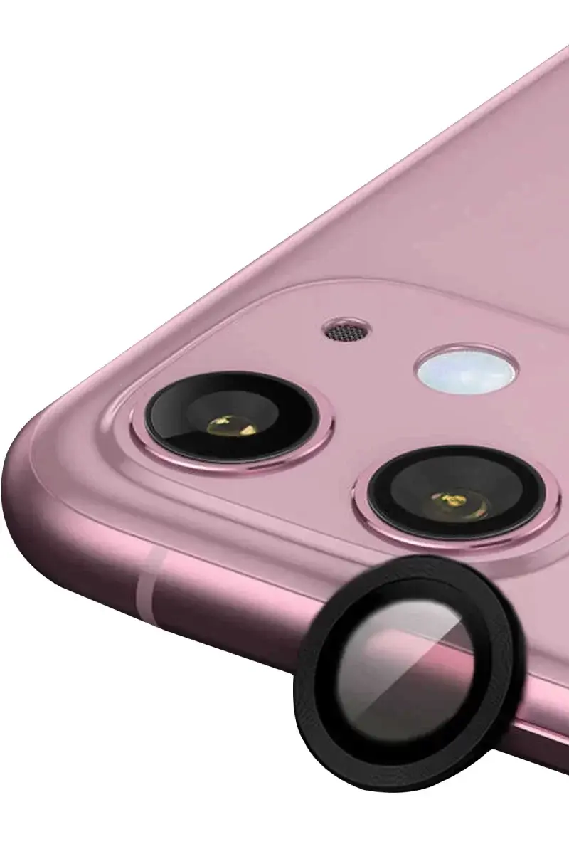 Newface İphone 11 Raze Metal Kamera Lens - Siyah