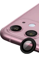 Newface İphone 11 Raze Metal Kamera Lens - Siyah