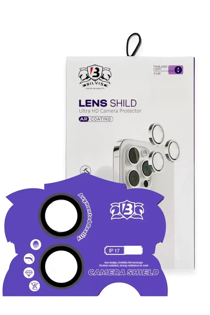 Newface Apple İphone 17 Bilvis Titan Kamera Lens - Siyah