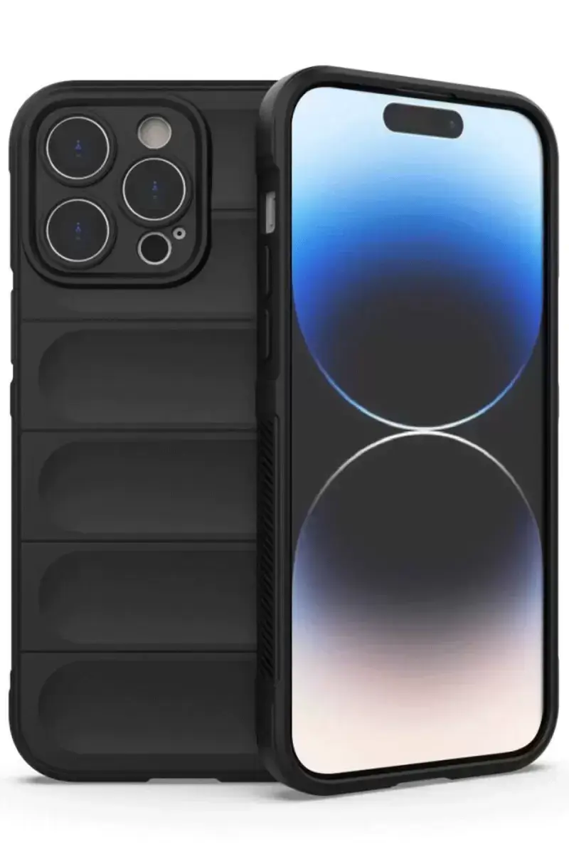 Newface Apple İphone 14 Pro Max Kılıf Optimum Silikon - Siyah