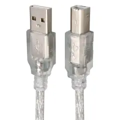 Powermaster Şeffaf Usb Yazıcı Kablosu 1.5 Metre