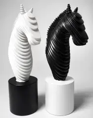 25x14 Cm Özel Tasarım Polyester At Büstü