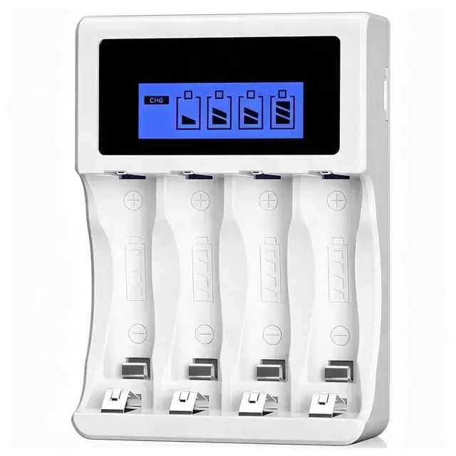 X-level Ch1-201al 4 Yuvalı Lcd Ekranlı Akıllı Aa/aaa Ni-mh Hızlı Pil Şarj Cihazı