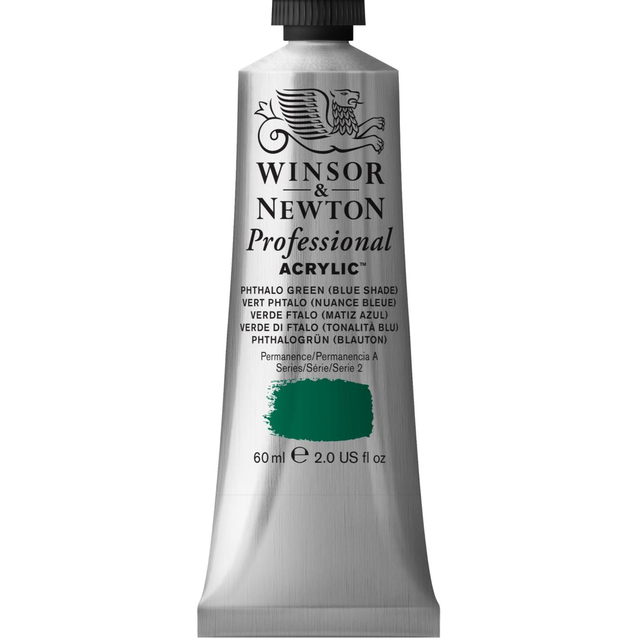 Profesyonel Akrilik Boya 60ml Seri 2 N:522 Phthalo Green (Blue Shade)
