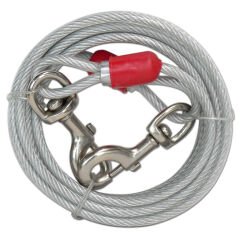 Eastland Köpek Bahçe Bağlama Çelik Halat 5 mm / 6 metre 80 kg