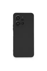 Newface Vivo Y35 Kılıf Nano İçi Kadife Silikon - Siyah