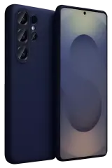Newface Samsung Galaxy S26 Ultra Nano İçi Kadife Silikon - Lacivert