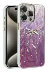Newface İphone 15 Pro Max Kılıf Blade Aynalı Desenli Kapak - Desen 1