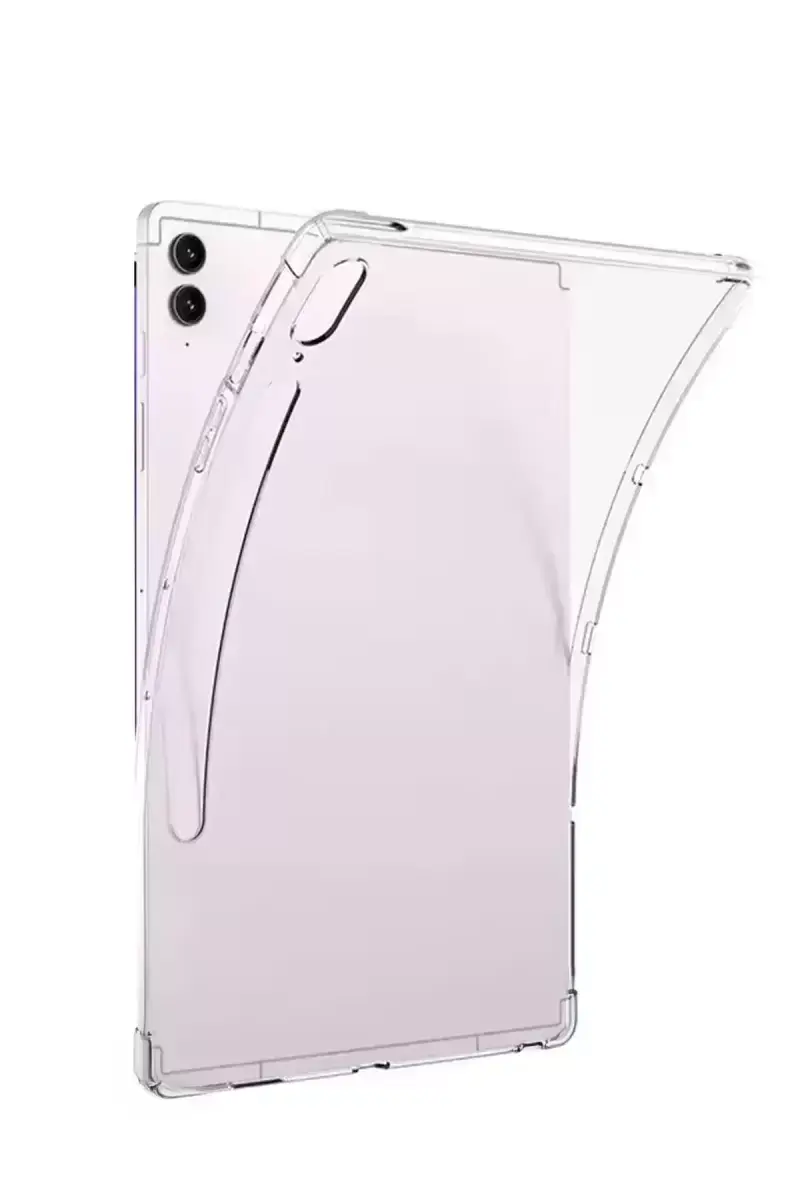 Newface Samsung Galaxy Tab S10 Fe Plus 13.1 Kılıf Anti Shock Tablet Silikon - Şeffaf