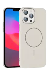 Joko Apple İphone 15 Pro Max Broş Magsafe Kapak - Krem