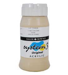 System 3 Akrilik Boya 500ml N:024 Buff Titanium