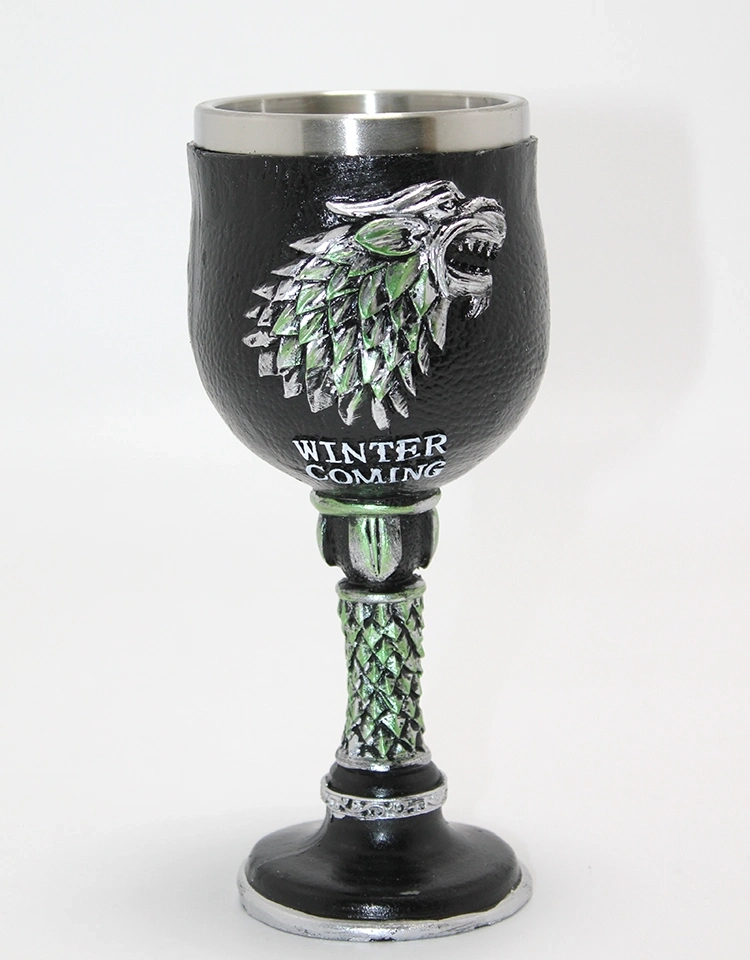 Game Of Thrones House K 3d Kabartmalı Çelik Kadeh Bardak Alk4379