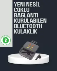 Kablosuz Bluetooth 5.0 Kulaklık – 300mah Şarj Kutusu