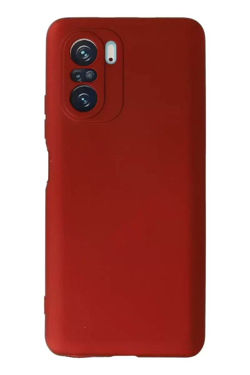 Newface Xiaomi Poco F3 Kılıf First Silikon - Kırmızı