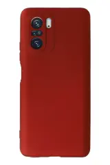 Newface Xiaomi Poco F3 Kılıf First Silikon - Kırmızı