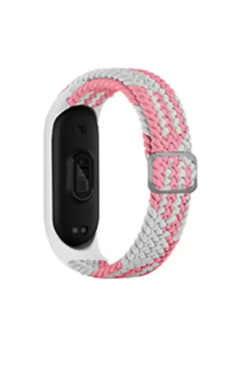 Newface Xiaomi Mi Band 4 Star Kordon - Pembe-beyaz